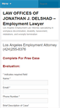 Mobile Screenshot of delshadlegal.com